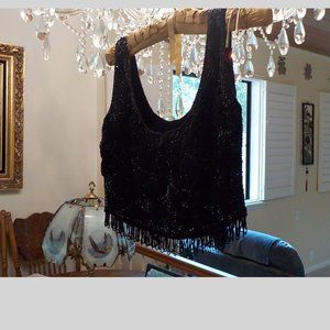 beaded embroidery vest top add to any dress or top